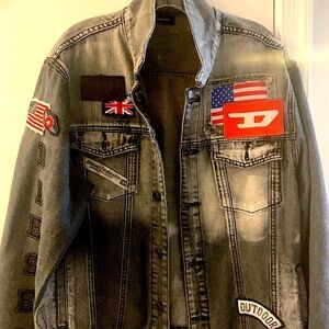 Diesel mens jean jacket